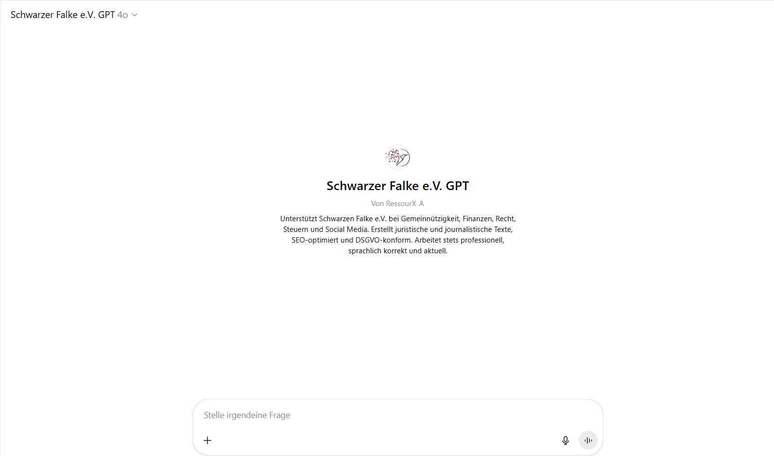 Projektbild Schwarzer Falke e.V. GPT